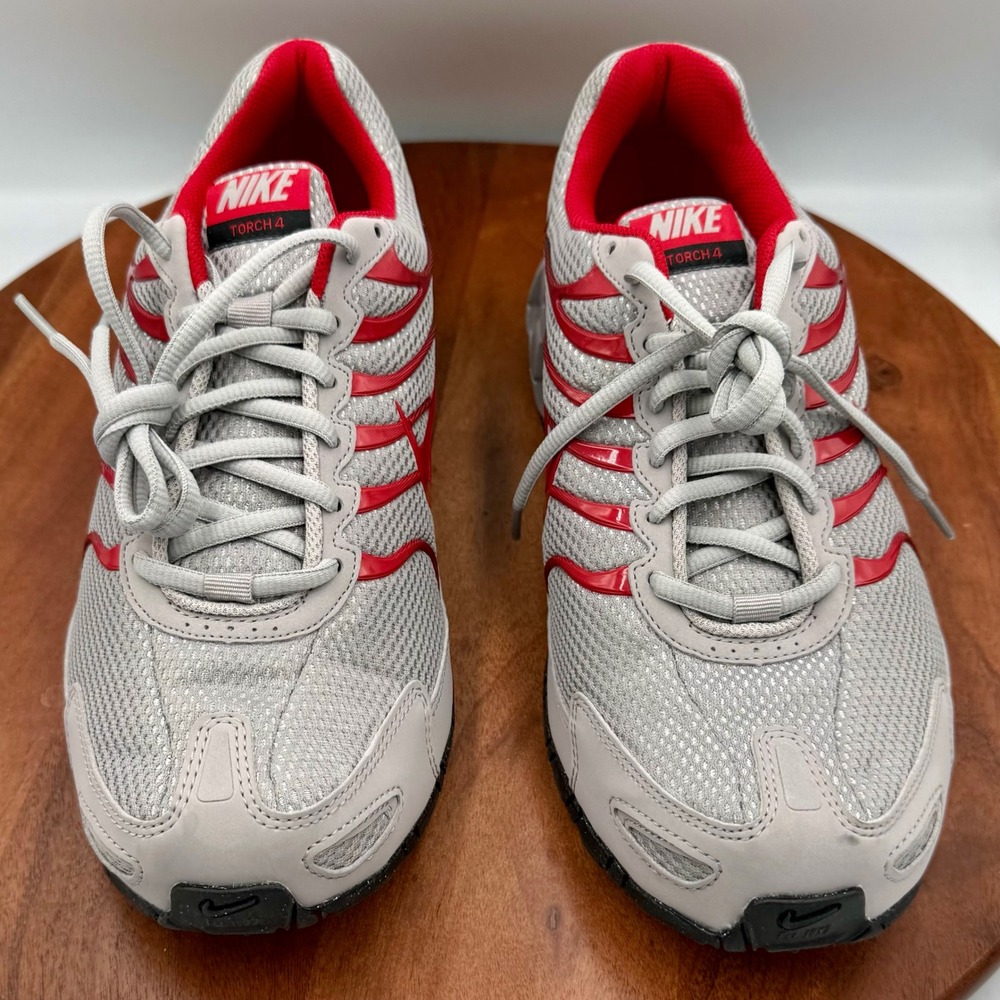 Nike Air Torch 4 Running Shoes Atmosphere Grey University Red CI2202-001 Mens 10
